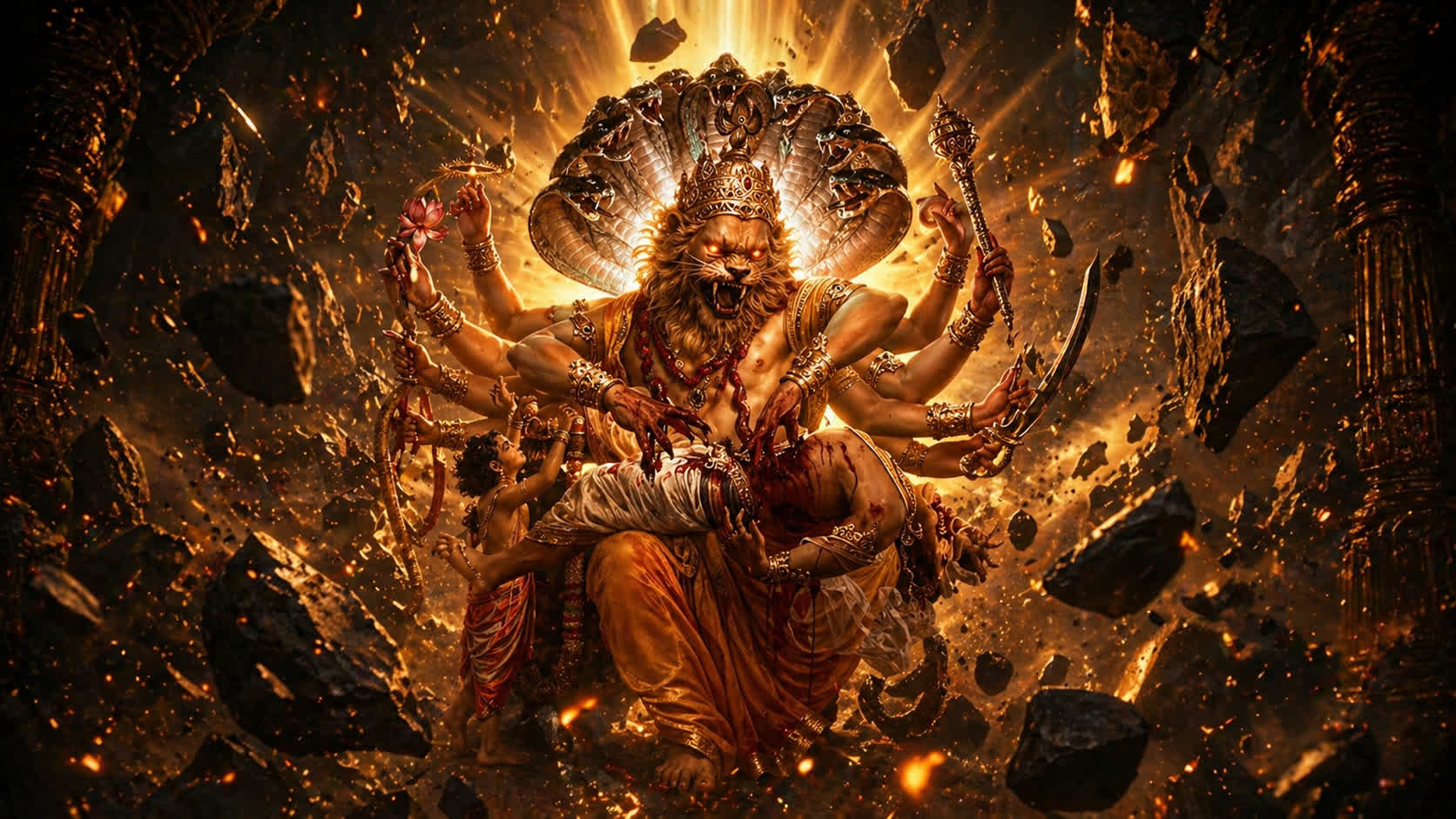 Sri Narasimha Chaturdashi - The Advent of Lord Narasimha