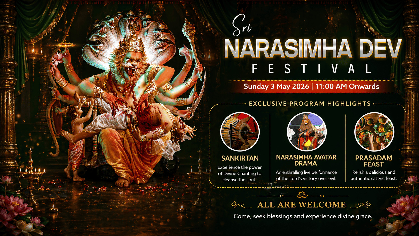 Sri Narasimha Jayanti Celebration