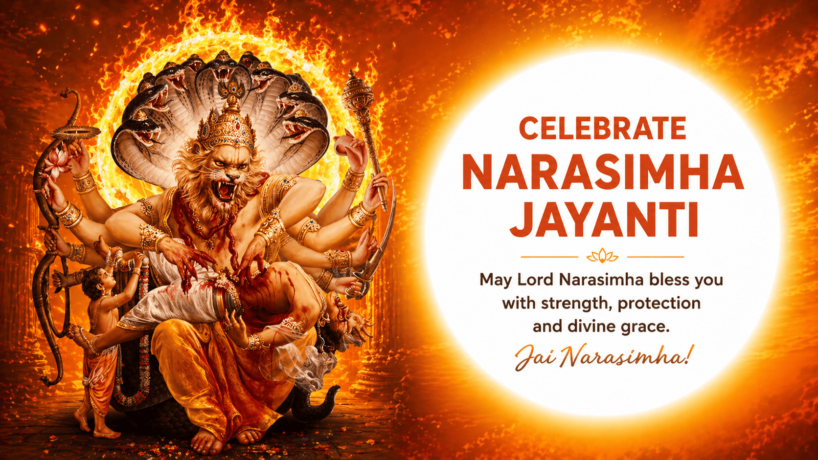 Narasimha Jayanti Seva