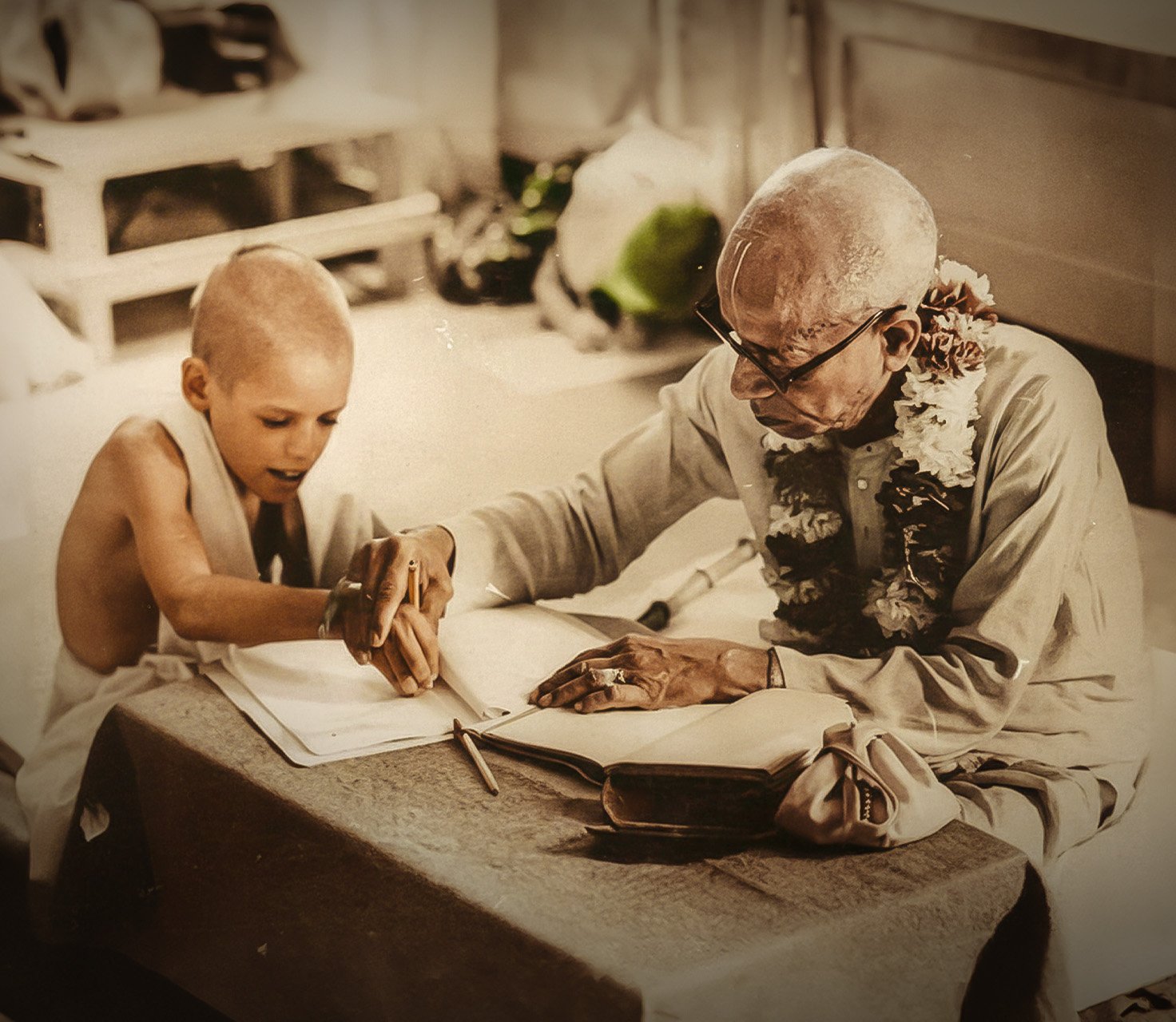 One-on-One Bhagavad-gita Sessions with Monks