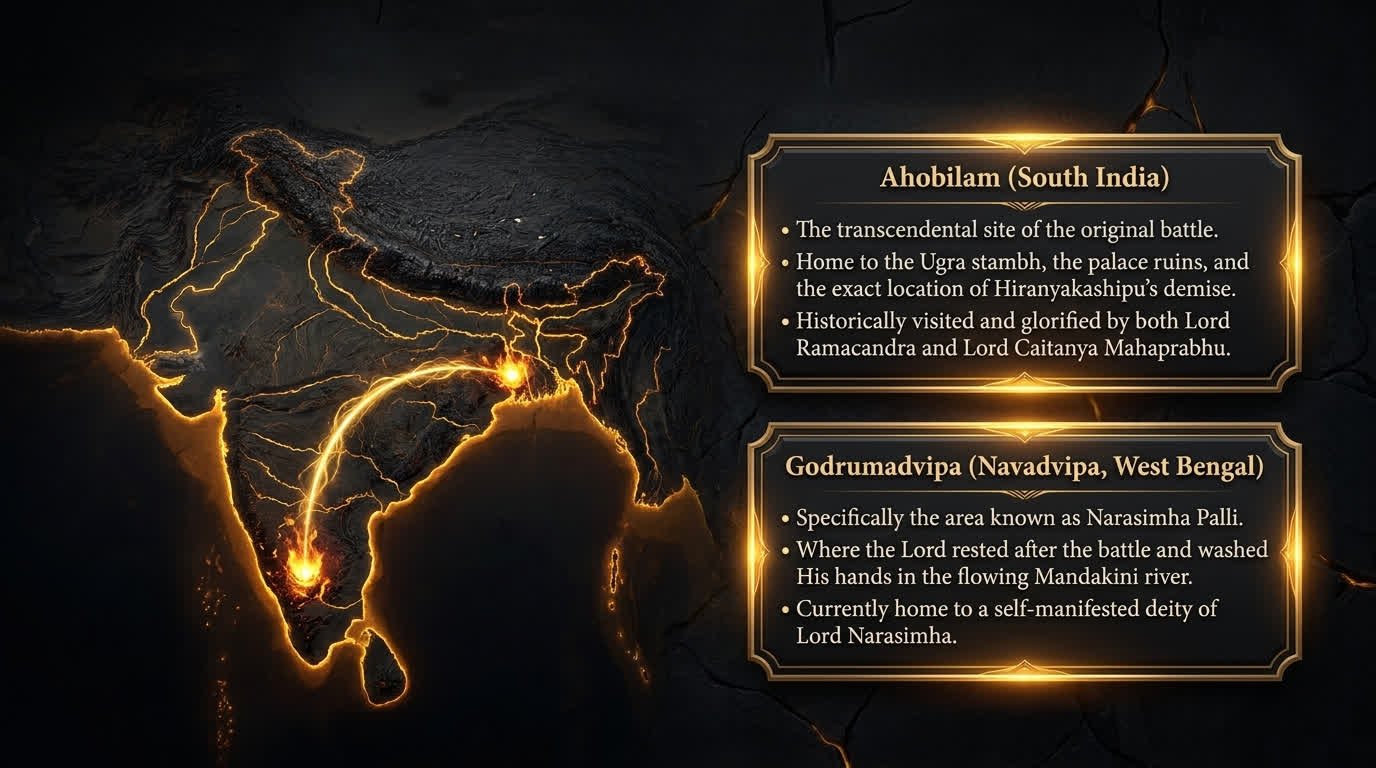 Tracing the footprints of Lord Narasimha