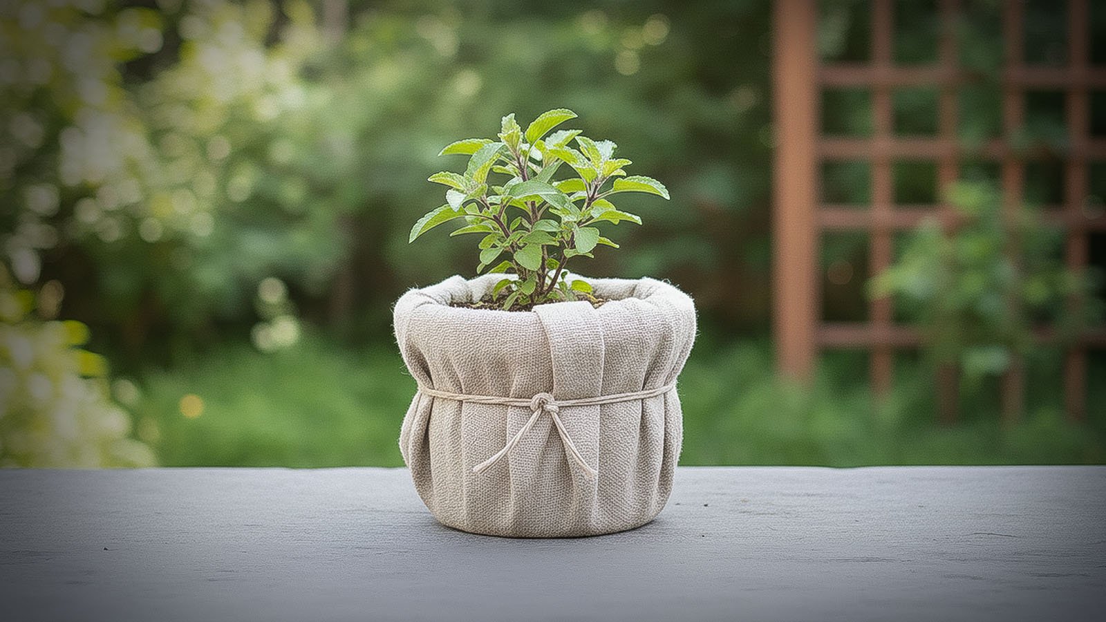 Worshipping Tulasi at Home