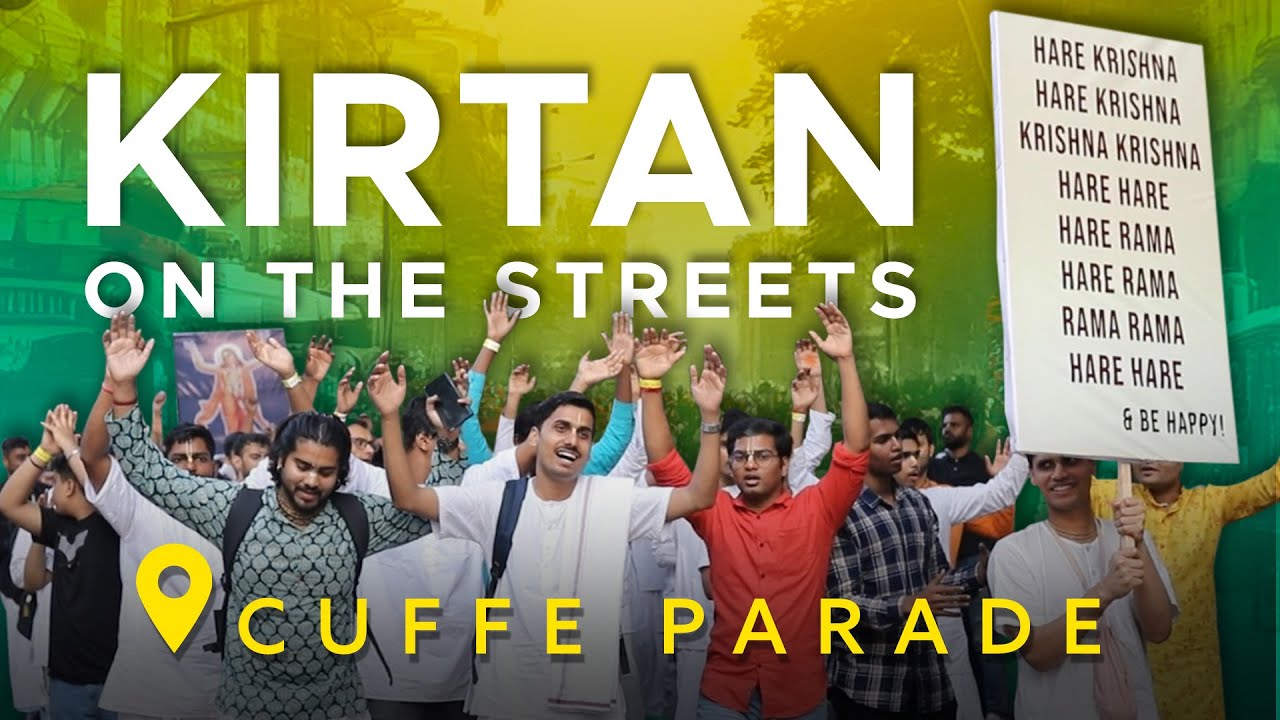 Street Sankirtan at Cuffe Parade