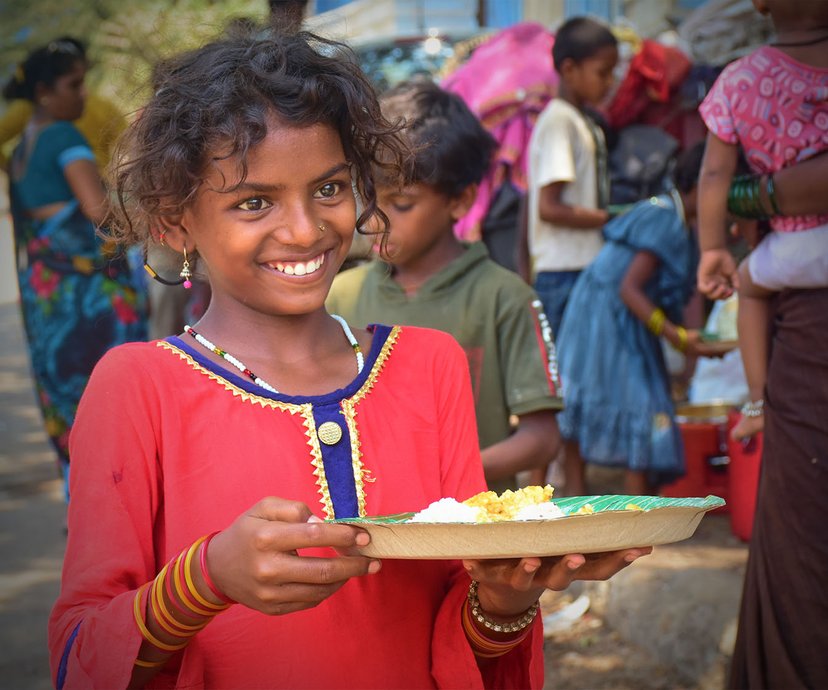 Prasadam Distribution